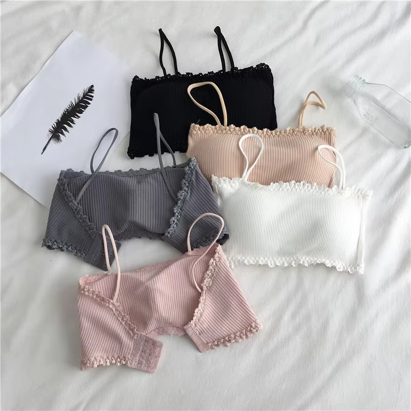 Suspender Tank Top - Women's Bra Female Tube Top Bra