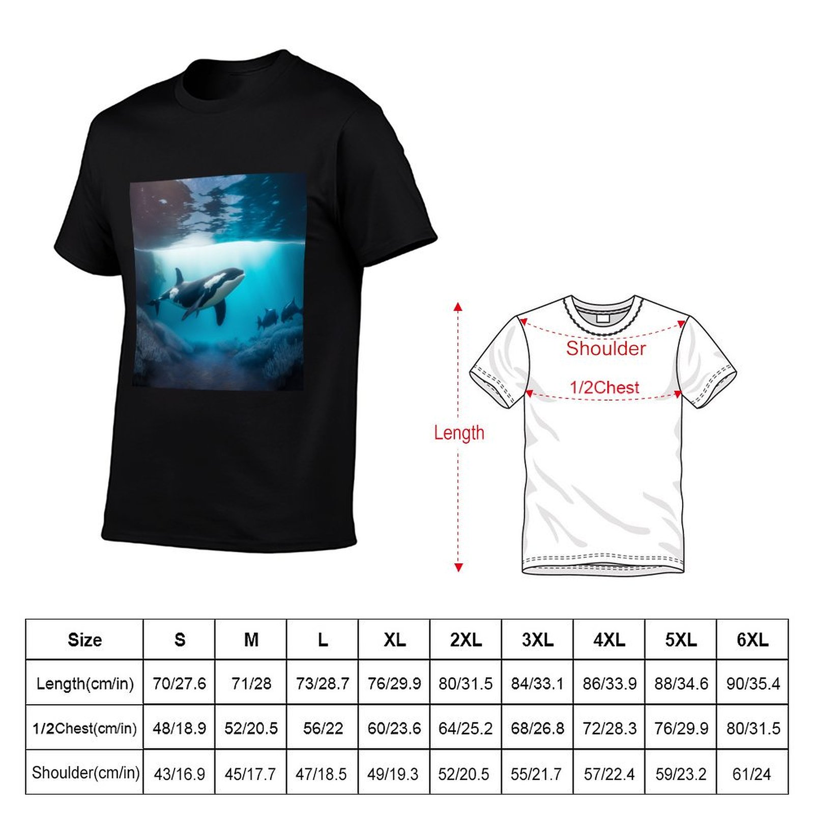 Under Sea Orca T-Shirt Minimal - Undershirt Crew Neck recension och pris