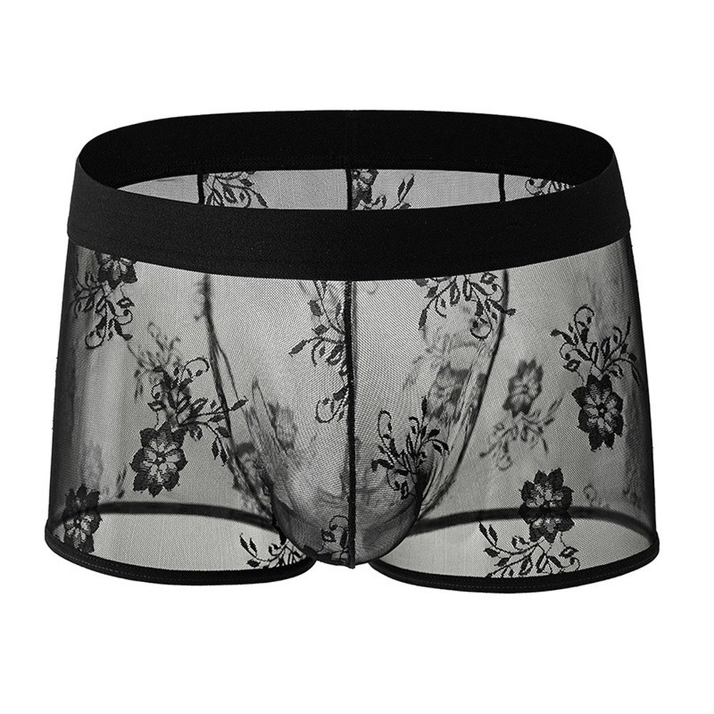 Men's Floral Lace Boxer Shorts - Pouch Boxer Pouch recension och pris