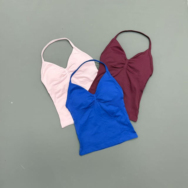 Gym Women Sports Tank Top Seam - Suspender Tank Top recension och pris