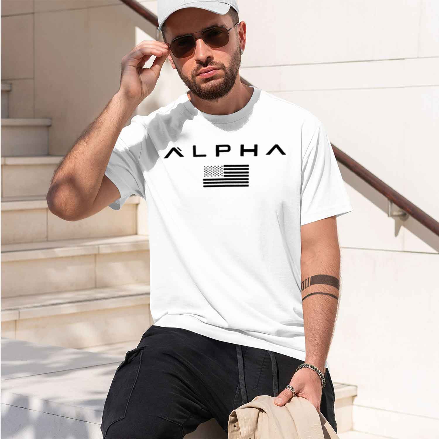 Men's Printed Round-ne Fitness - Undershirt Crew Neck recension och pris