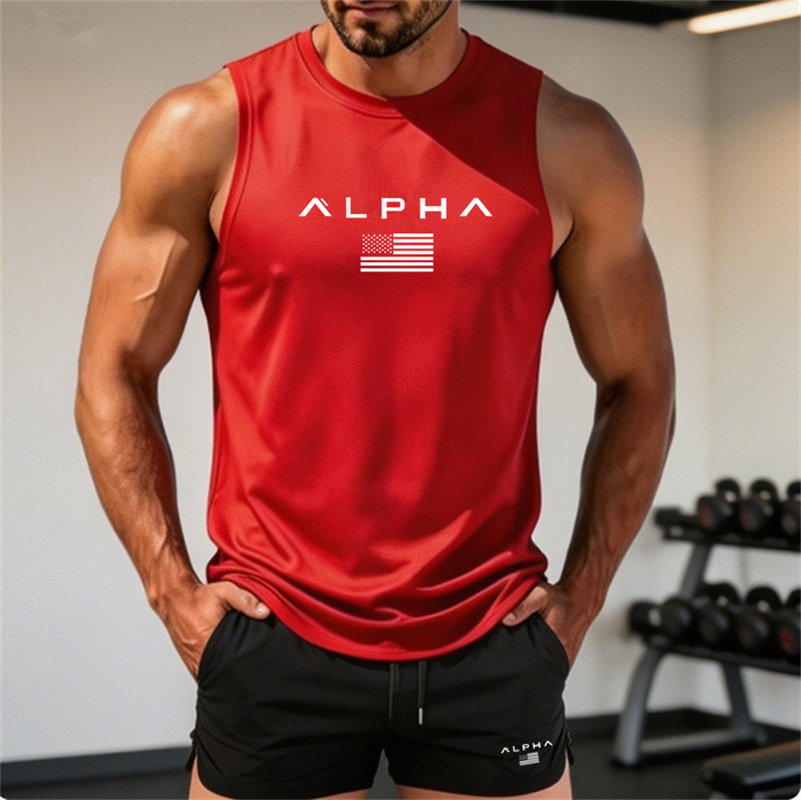 2026 Alpha Men's Printed Round - Undershirt Crew Neck recension och pris