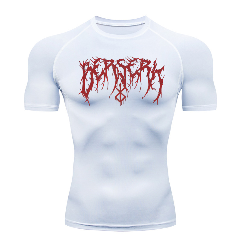 Gym Workout Rash Guard for Men - Base Layer Top recension och pris