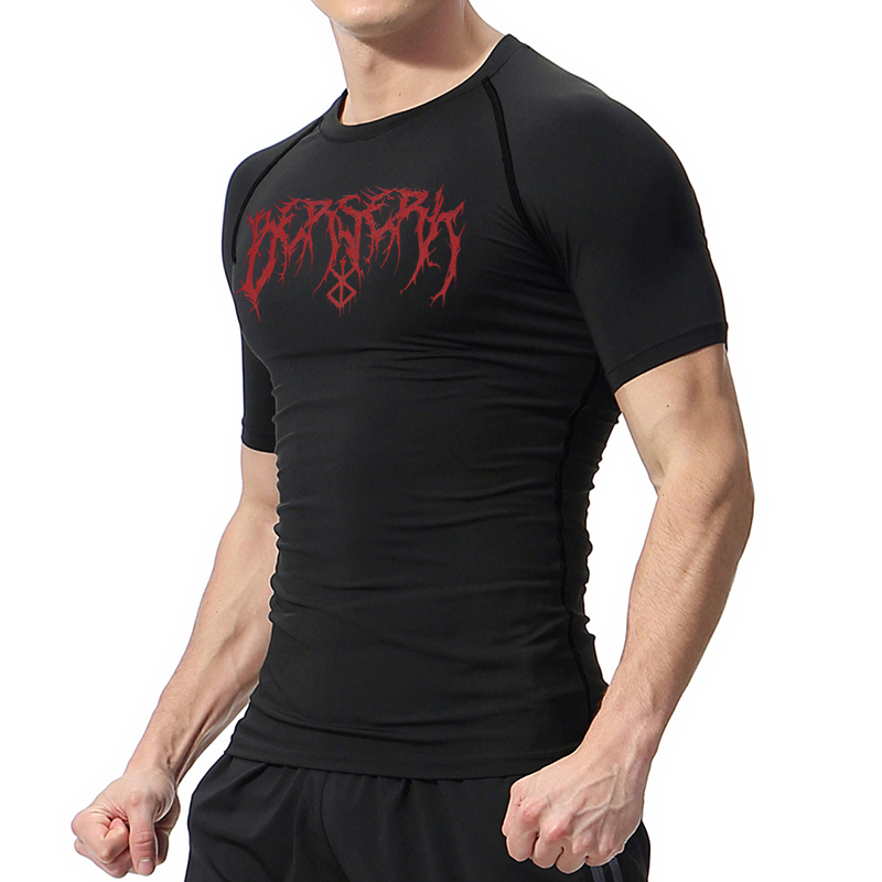 Gym Workout Rash Guard for Men - Base Layer Top recension och pris