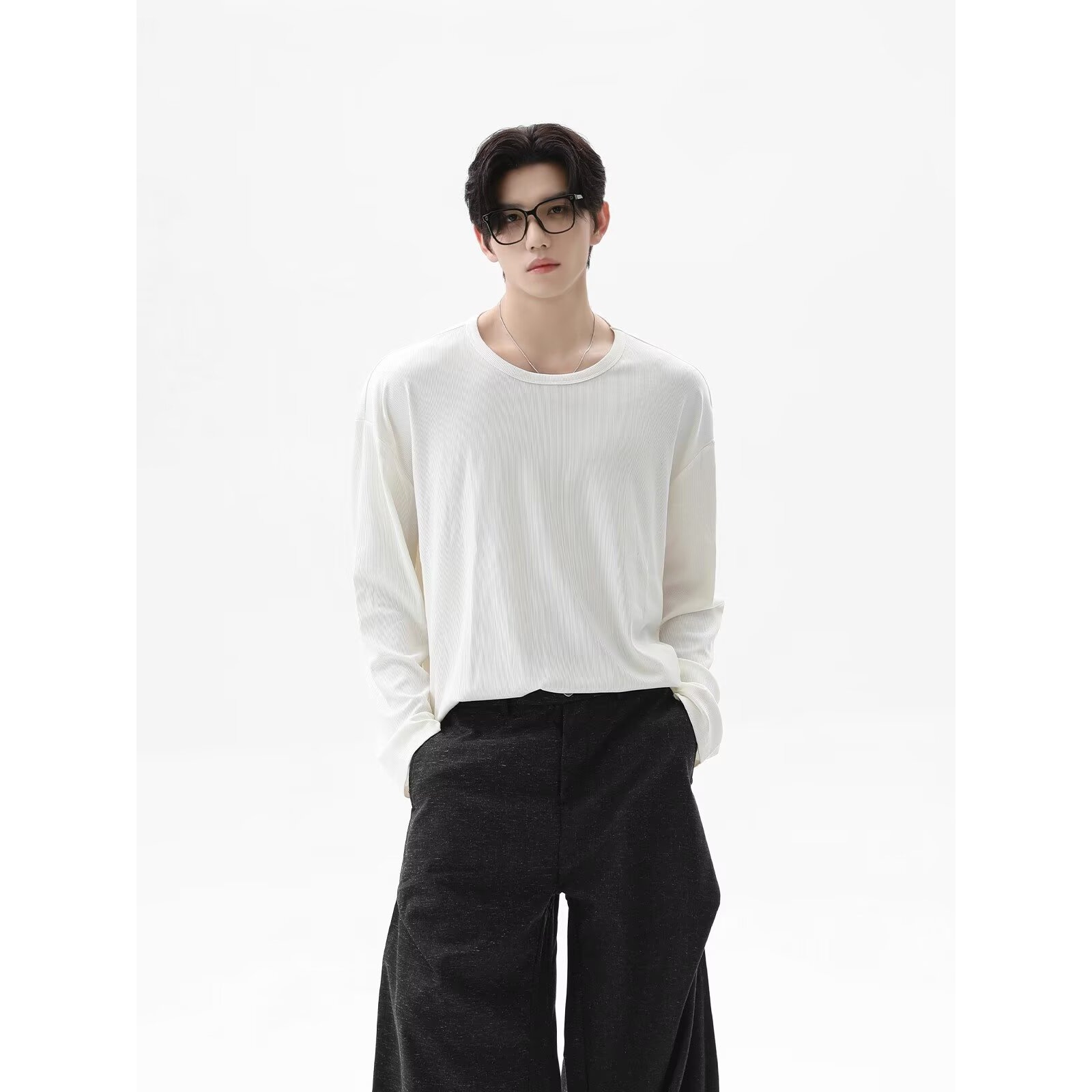 2026 Autumn New Texture Long S - Undershirt Crew Neck recension och pris