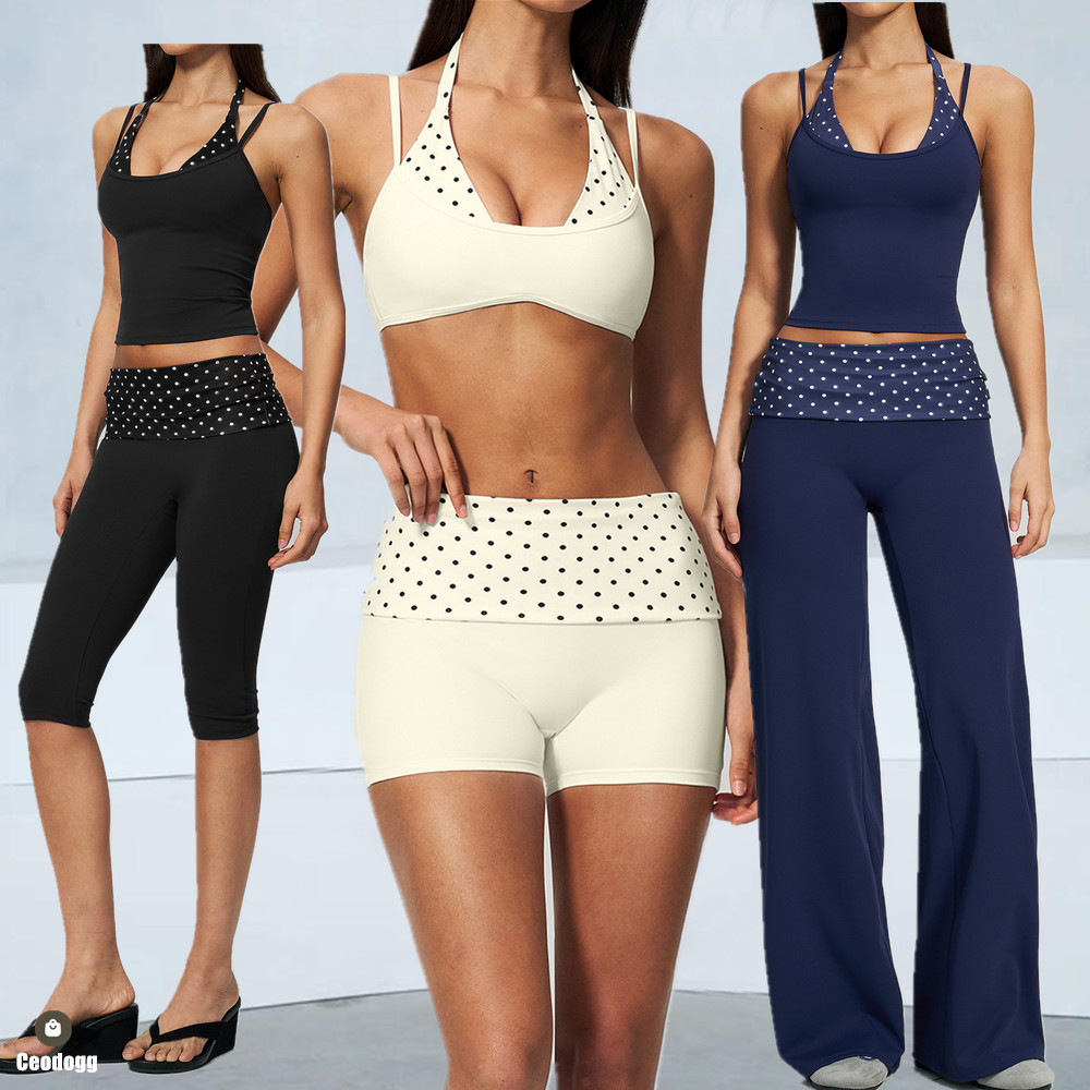 Polka Dot Women Strap Halter Y - Suspender Tank Top recension och pris