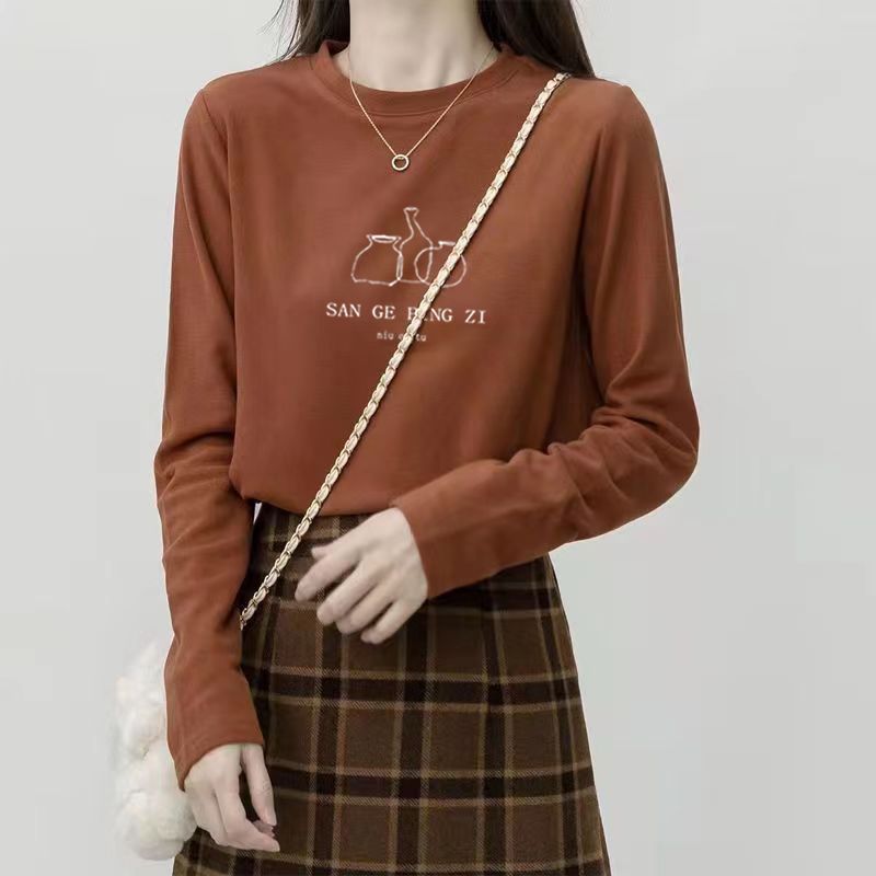 Women Korean Style Crew Neck B - Undershirt Crew Neck recension och pris