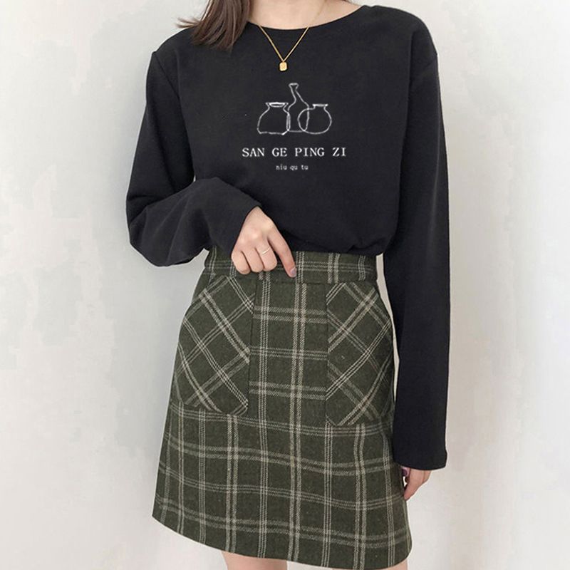 Women Korean Style Crew Neck B - Undershirt Crew Neck recension och pris
